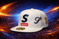 Supreme Multi S Logo New Era 59Fifty Fitted Hat White